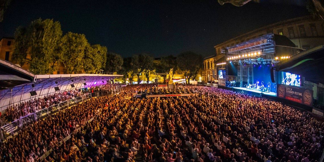 I concerti del Lucca Summer Festival si terranno regolarmente in piazza