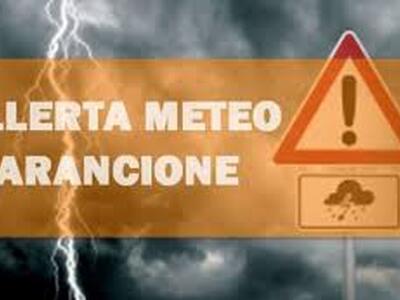 Allerta meteo di colore arancio per temporali forti dalle 18 di oggi, giovedì 28 agosto, alle 7 di venerdì 29 agosto