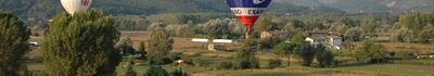 Mongolfiere in volo a Capannori nel periodo natalizio. Dall&#039;11 al 15 dicembre si terrà il 34° campionato italiano di aerostatica