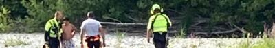 Uomo in stato confusionale salvato dai pompieri sulla riva del Serchio a Nave