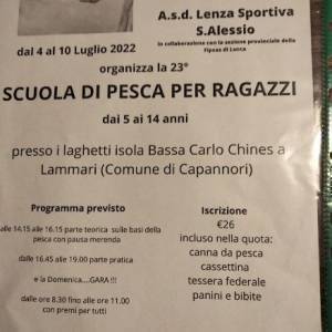 locandina scuola di pesca