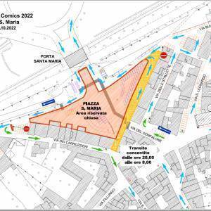 Plan Piazza Santa Maria