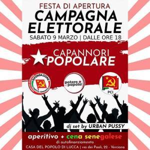 Festa apertura campagna elettorale